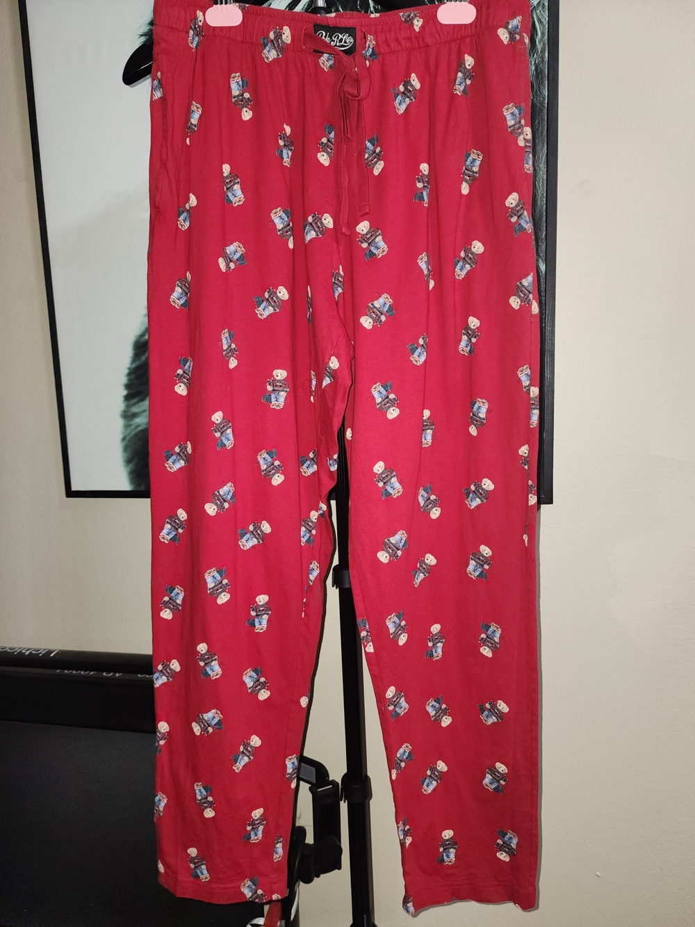 Polo by Ralph Lauren Red Bear-Print Pajama Pants